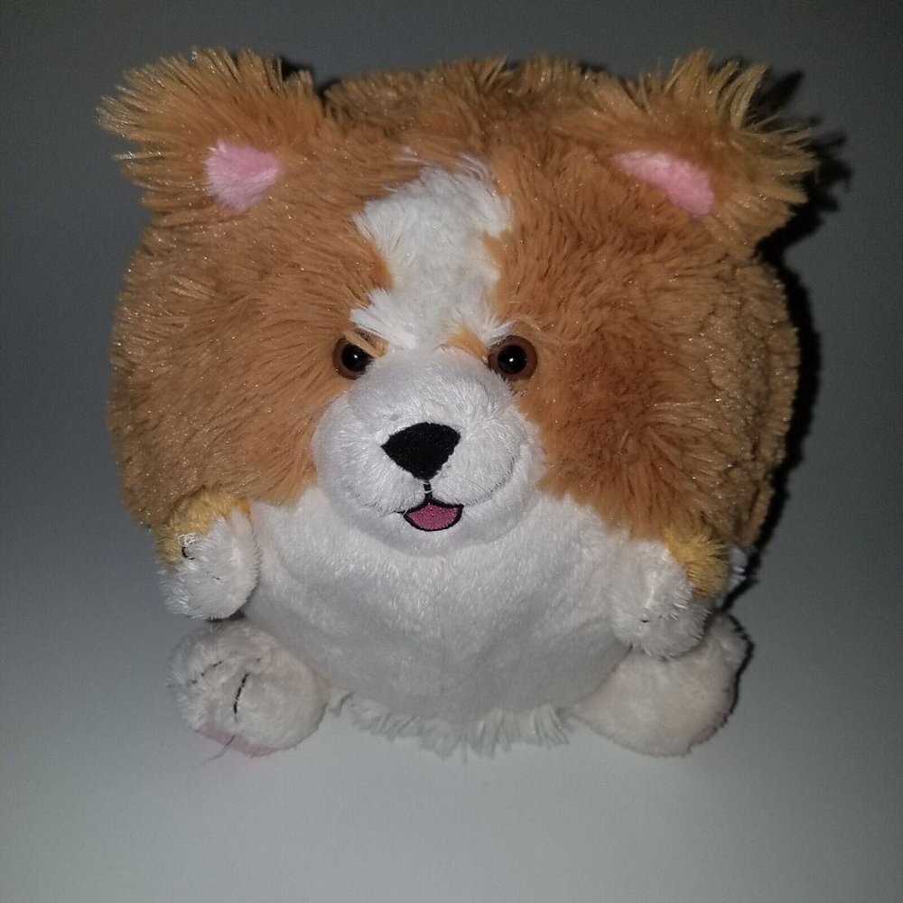 Squishable Brown White Corgi Puppy Dog Plush 7" Lovey Soft Stuffed Animal Toy